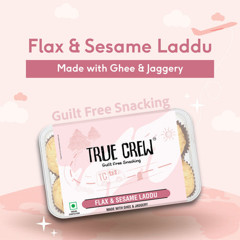 Sri Sri tattva True crew - Flax & saseme laddu
